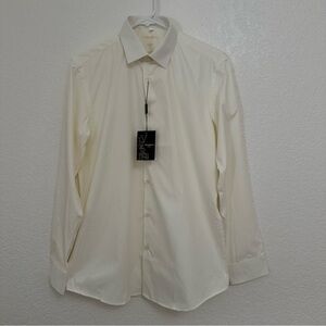 Mens Slim Fit Longsleeves Button Down Shirt Dress